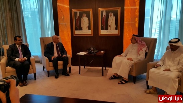 وزير الخارجية القطري يستقبل نظيرة اليمني رياض ياسين