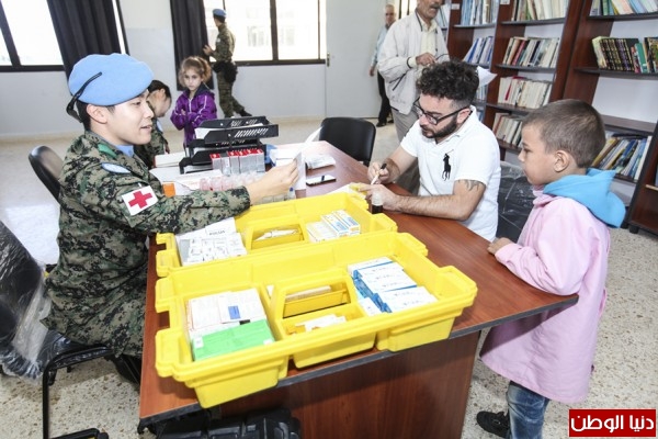 الكتيبة الكورية الدولية تزور البرغلية الرسمية لتوعية الطلاب عن الوقاية الصحية جنوب لبنان