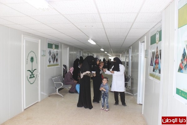 العيادات التخصصية السعودية تعالج اكثر من 1600 لاجئ سوري في مخيم الزعتري