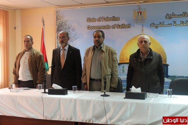 محافظ سلفيت يعلن اطلاق مشروع دعم المبادرات الشبابية