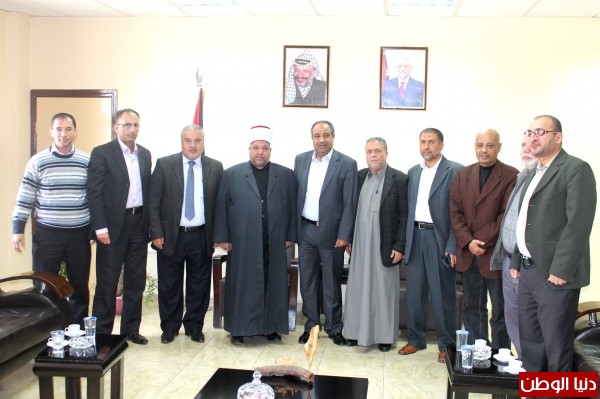 محافظ سلفيت يستقبل وزير الاوقاف والشؤون الدينية
