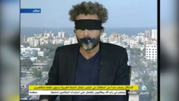 فيديو:مؤمن شويخ‬ يفاجئ مذيعة قناة القدس والمشاهدين عبر الهواء مباشرة