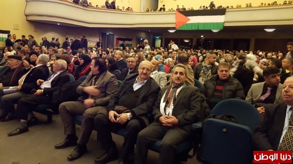 برلين : دائرة شؤون المغتربين تشارك في أعمال مؤتمر الشتات الفلسطيني الأول في أوروبا