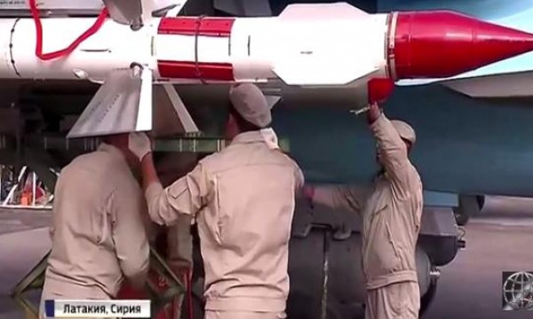 شاهد : روسيا تنشر صوراً لطلعات مقاتلتها المزودة بصواريخ جو-جو