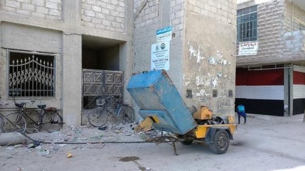 هيئة الإغاثة العالمية تبدأ بترميم المسجد الثاني في مخيم الحسينية