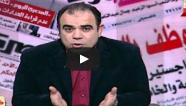 مذيع «العاصمة» يعتذر على الهواء بسبب عادل إمام .. فيديو