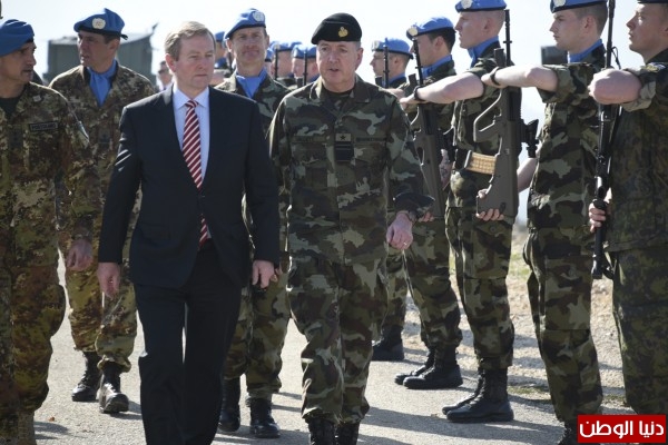 رئيس حكومة إيرلندا يتفقد وحدة بلاده في جنوب لبنان