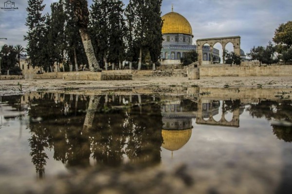القدس بعد المطر