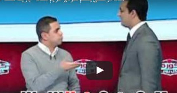 فيديو.. أحمد مرتضى يقتحم ستوديو قناة "النهار"