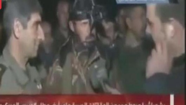 فيديو مثير لضابط سوري كاد أن يضحك عليه المذيع