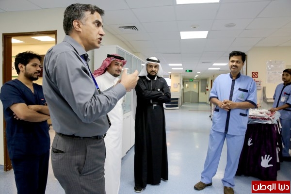 فريق مكافحة عدوى المنشآت الصحية بالمديرية العامة للشئون الصحية بمنطقة مكة المكرمة يزور مستشفى النور التخصصي