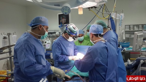 انجاز فلسطيني عالمي - أول عملية زراعة قلب صناعي بمستشفى النجاح الجامعي في نابلس