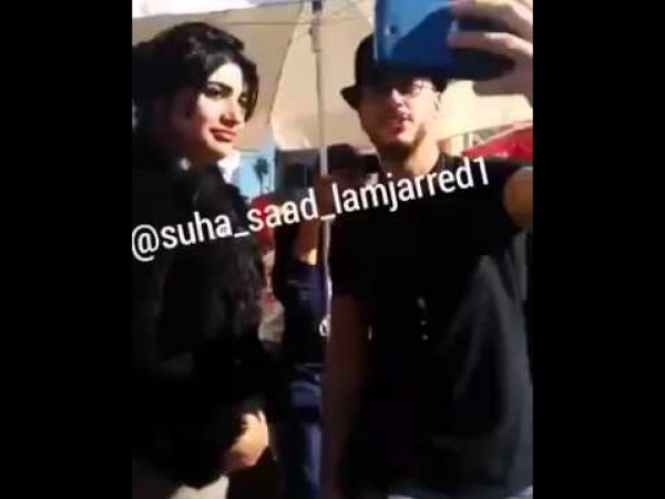 سعد لمجرد يحرج فتاة بعدما تجاوزت حدودها بيدها