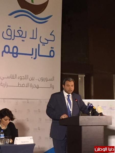 الحملة الوطنية السعودية تشارك بمؤتمر عقد في تركيا لدراسة اوضاع اللاجئين السوريين في لبنان