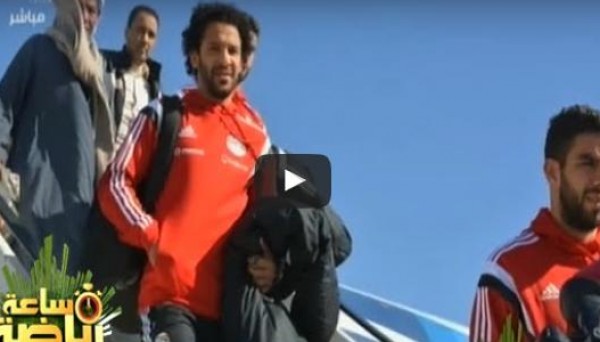 بالفيديو: منتخب مصر يؤدي تمرينه في أسوان على 3 مجموعات