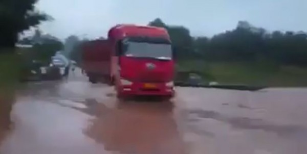 شاهد ماذا حصل لهذا السائق