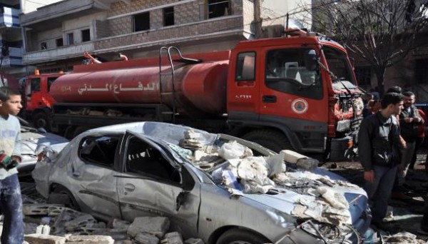 52 قتيلاً وجريحاً بتفجيرين لـ"داعش" بريف دمشق