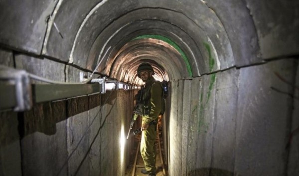 الجيش الاسرائيلي :نفق غزة قديم حفر قبل الحرب الاخيرة