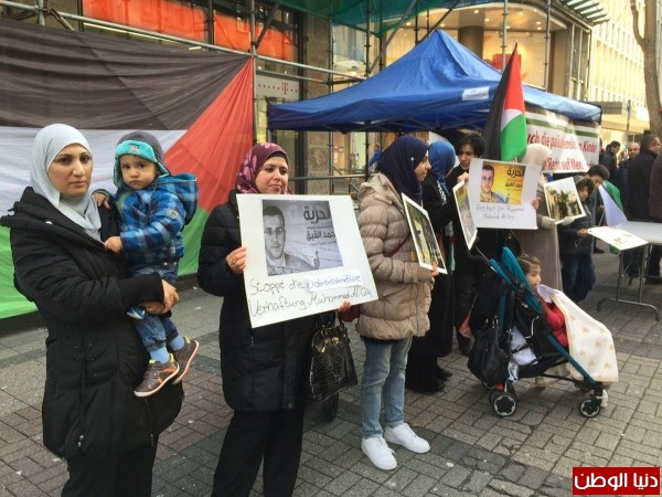 خيام اعتصام في ألمانيا تضامناً مع أطفال فلسطين والصحفي القيق