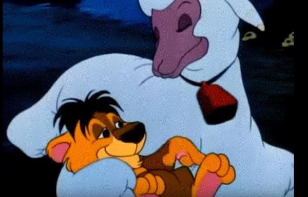 قصة الأطغال " الأسد والنعجة "