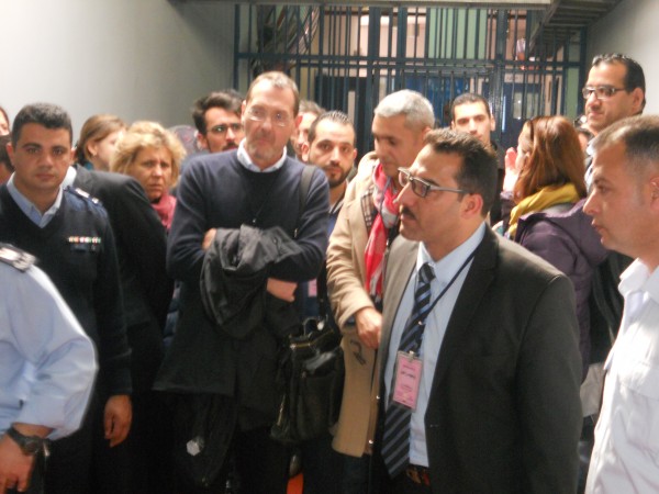 وفد من وزارة العدل ووكالة التعاون الإنمائي الايطالي يزور مركز الإصلاح والتأهيل في أريحا