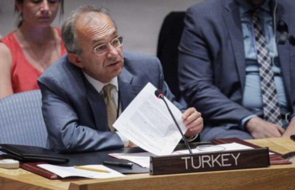 مندوب تركيا بالأمم المتحدة: لا يحق لدولة ترتكب جرائم تقديم الدروس للآخرين