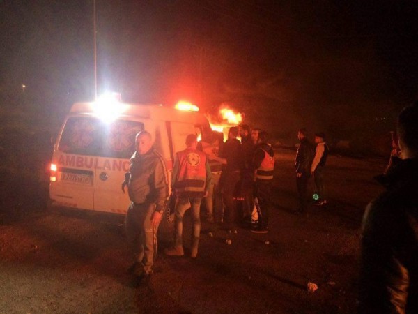 3 إصابات خلال مواجهات بين شبان وقوات الاحتلال قرب حاجز "بيت ايل" شمالي مدينة البيرة