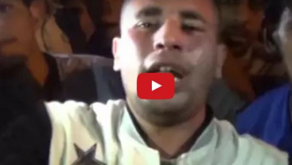 شاهد: آثار مقتل مواطن في الدرب الأحمر