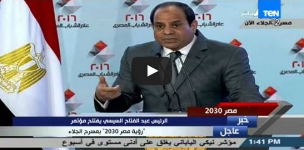 السيسي: انتهينا من إقامة 122 كوبرى خلال 20 شهرا