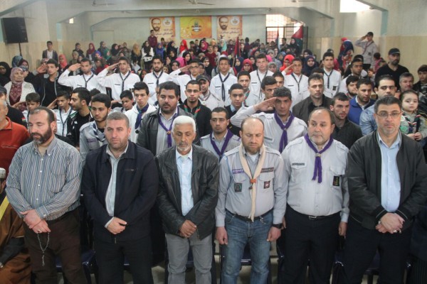 جمعية كشافة بيت المقدس تنظم مهرجان حاشد في مخيم عين الحلوة