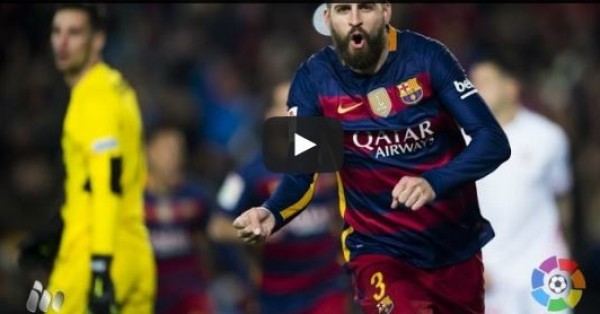 برشلونة يقلب الطاولة على إشبيليه بالدورى الإسبانى