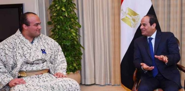 بطل السومو يكشف كواليس لقائه بالرئيس المصري عبد الفتاح السيسي