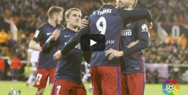 أتليتكو مدريد يقهر فالنسيا بثلاثية فى المستايا