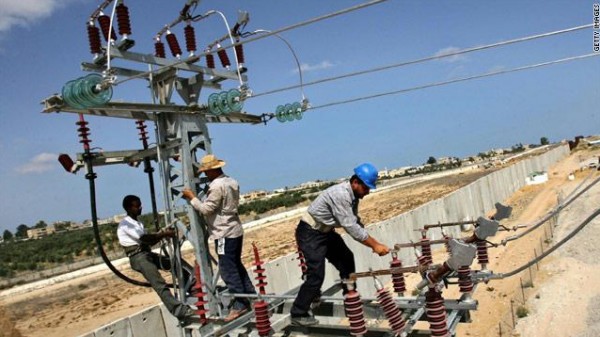 عودة خط الكهرباء المصري غزة (2) للعمل