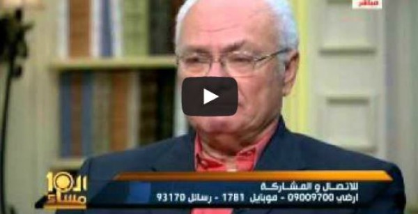 لحظة بكاء الفنان يوسف فوزي على الهواء