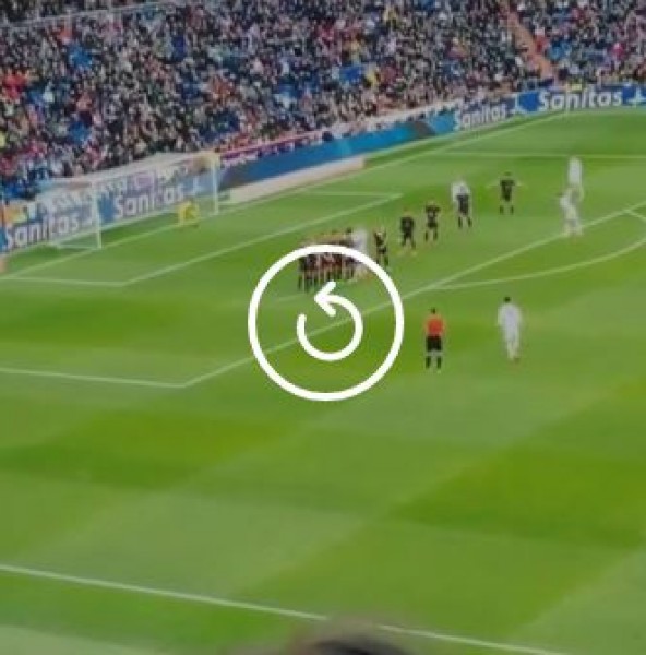 هدف صاروخي في أحد مباريات ريال مدريد