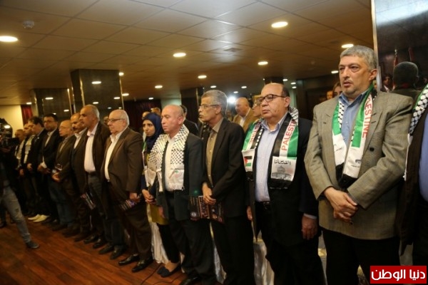 مؤتمر اطلاق مبادرة البث الفضائي الموحد من اجل سيدة الارض في يوم الارض في بيروت