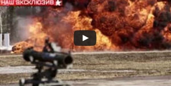 انفجار ضخم أثناء تجربة صاروخ "آر شي جيه -1"