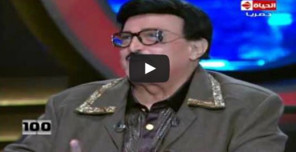 رد فعل سمير غانم عندما رأى صورة محمد مرسي