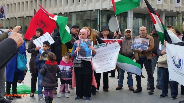 بروكسل..وقفة تضامنية حاشدة مع الأسرى في يوم الأسير الفلسطيني