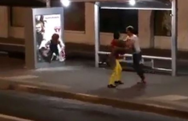 مقلب مفزع في أحد شوارع البرازيل