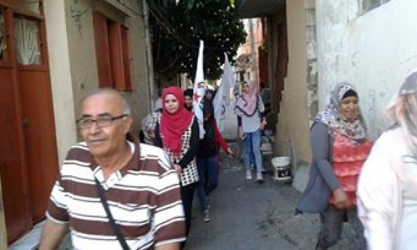 ايقاد شعلة اليوم الوطني لجبهة التحرير الفلسطينية في مخيم البص