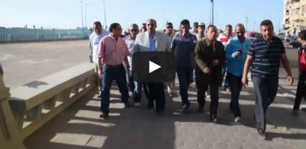 محافظ الإسكندرية يتفقد شواطئ المحافظة استعدادا لأعياد شم النسيم