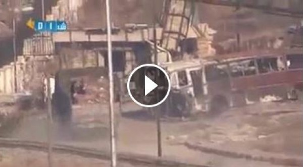 تفجير مستشفى حلب بسيارة مفخخة