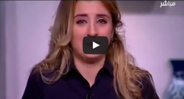 مذيعة سورية تبكي على الهواء: كان الله في عوننا