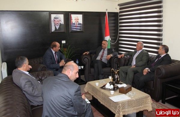 وزير العدل يلتقي بوفد من جمعية المحكمين الفلسطينيين