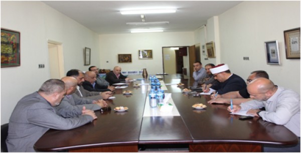 الجمعية الخيرية الاسلامية في الخليل تزور لجنة زكاة نابلس المركزية