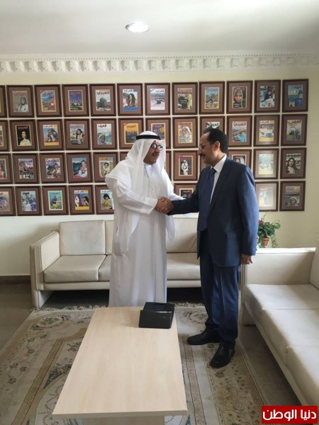 وزير حقوق الانسان يلتقي رئيس تحرير مجلة العربي الكويتية ويبحثان العلاقات الثقافية بين البلدين