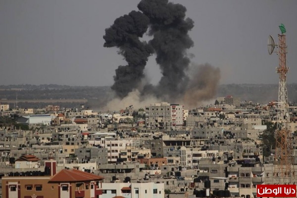 بالصور والفيديو..لليوم الرابع- مقاتلات الاحتلال تقصف غزة.. وقذائف هاون على قوات الاحتلال جنوب القطاع