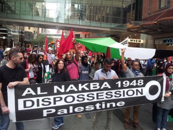 بالصور..الفلسطينيون يحييون ذكرى النكبة بمظاهرات حاشدة في سيدني